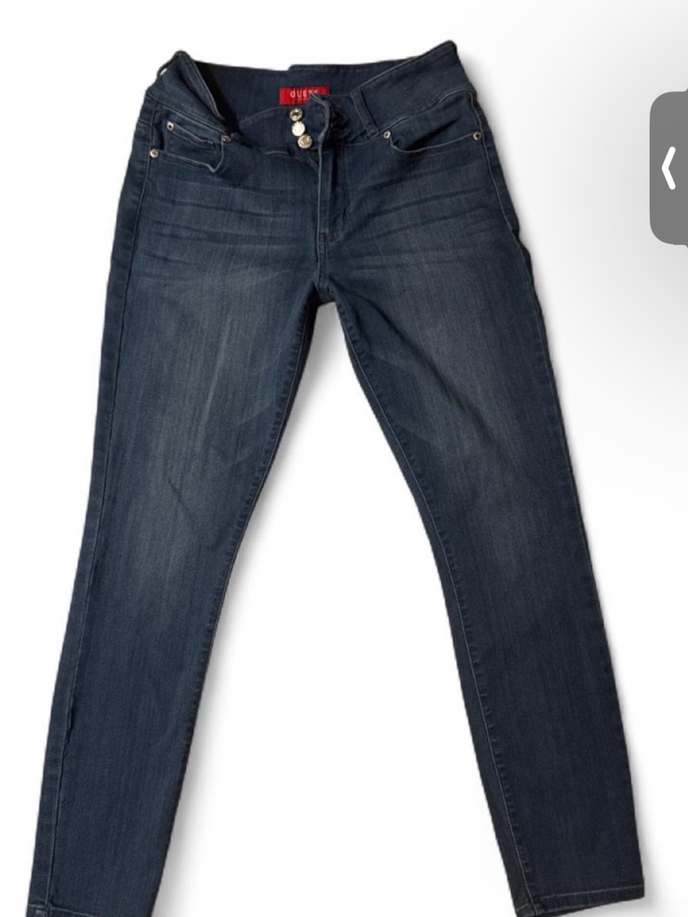 GUESS Women's Skinny Jeans in Dark Indigo